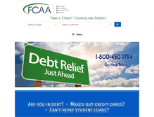 Tablet Screenshot of fcaa.org